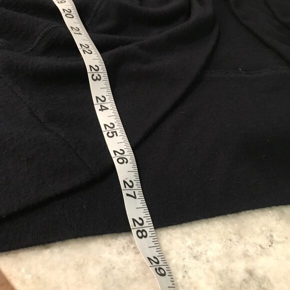 Sundry Sweater Cardigan Womens 0 Or XS Navy Blue Open Front Baggy - Picture 5 of 8